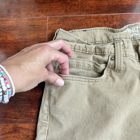 DENIZEN from Levi's Men's 231 Athletic Fit Taper Jeans - Light Beige, 28Wx28L - Picture 8 of 9